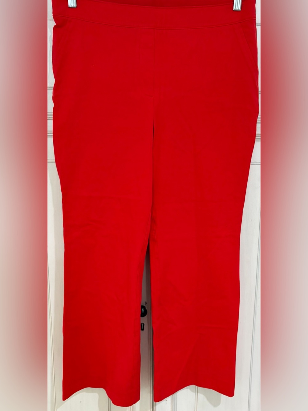 PRELOVED SZ XL SPANX Red Ponte Stretch Pants
